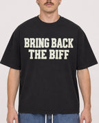 Mockup Boxy Heavyweight Tee Black male close-up 19