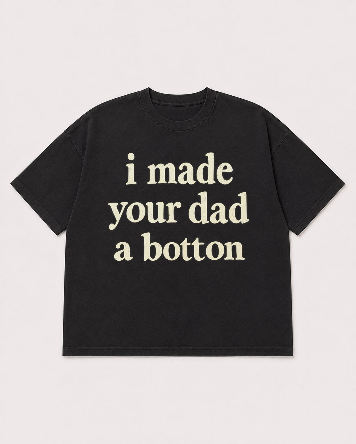 Mockup Boxy Heavyweight Tee Black product