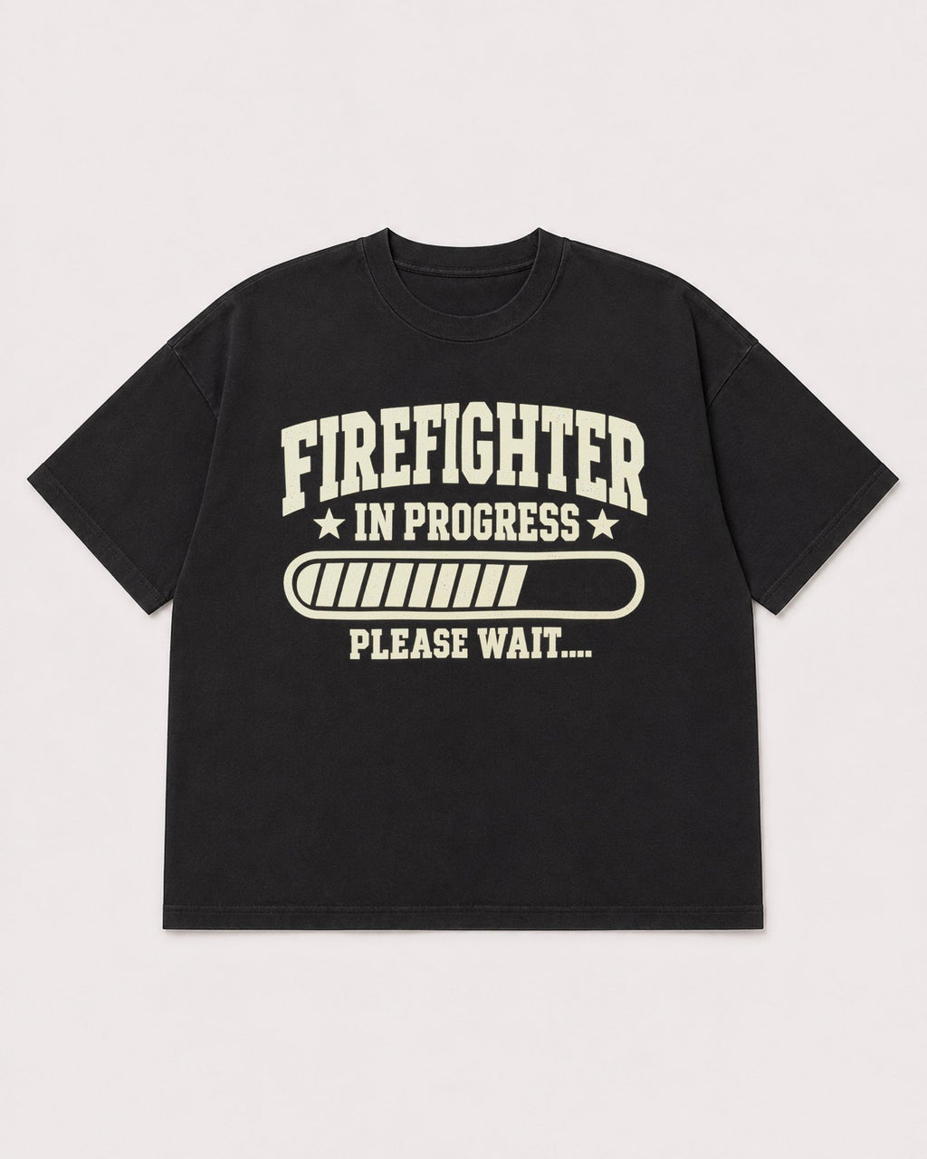 Mockup Boxy Heavyweight Tee Black product