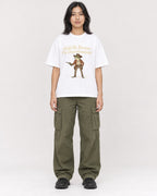 Mockup Boxy Heavyweight Tee White female full-body 22