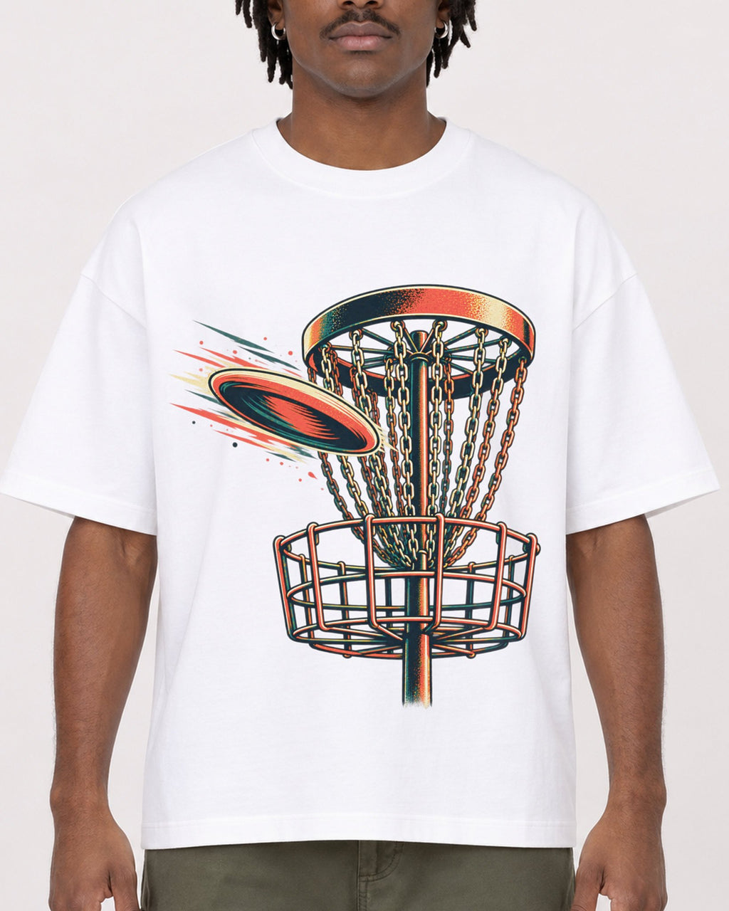 Mockup Boxy Heavyweight Tee White male close-up 04