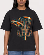 Mockup Boxy Heavyweight Tee Black female close-up 04