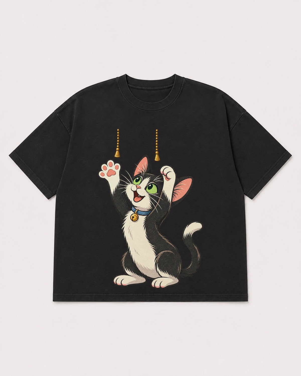 Mockup Boxy Heavyweight Tee Black product
