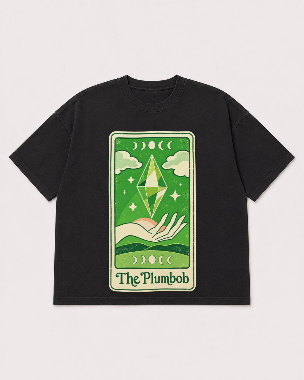 Mockup Boxy Heavyweight Tee Black product
