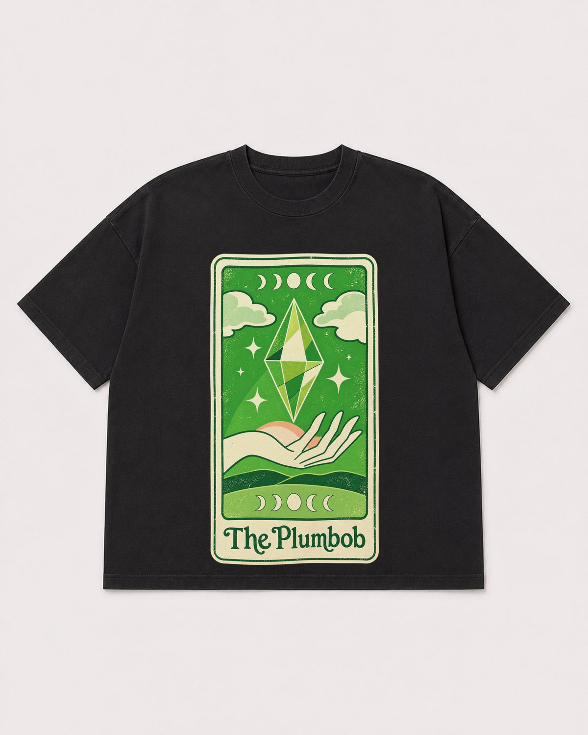 Mockup Boxy Heavyweight Tee Black product