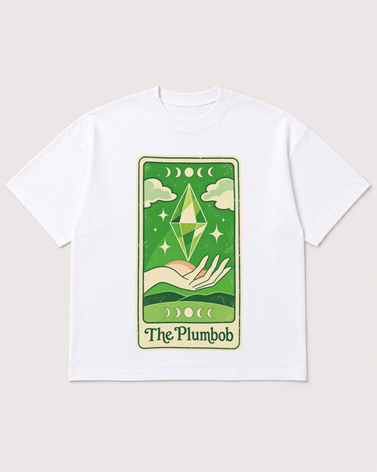Mockup Boxy Heavyweight Tee White product