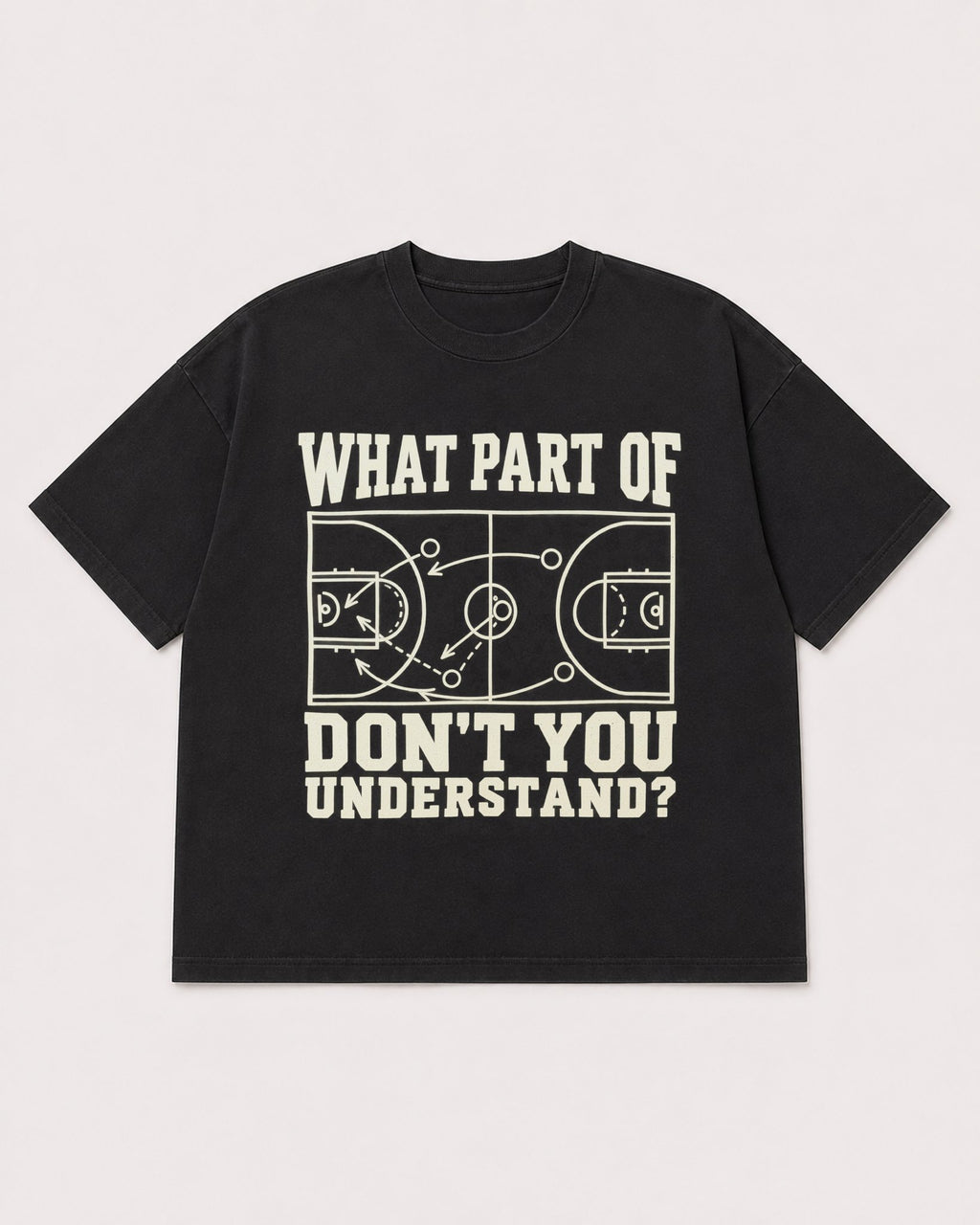 Mockup Boxy Heavyweight Tee Black product
