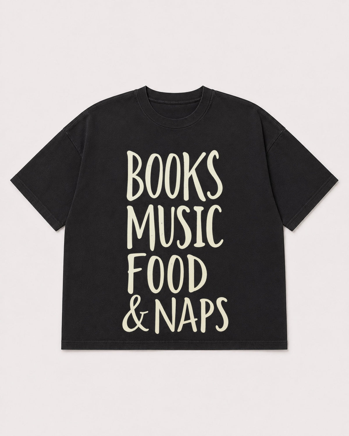 Mockup Boxy Heavyweight Tee Black product