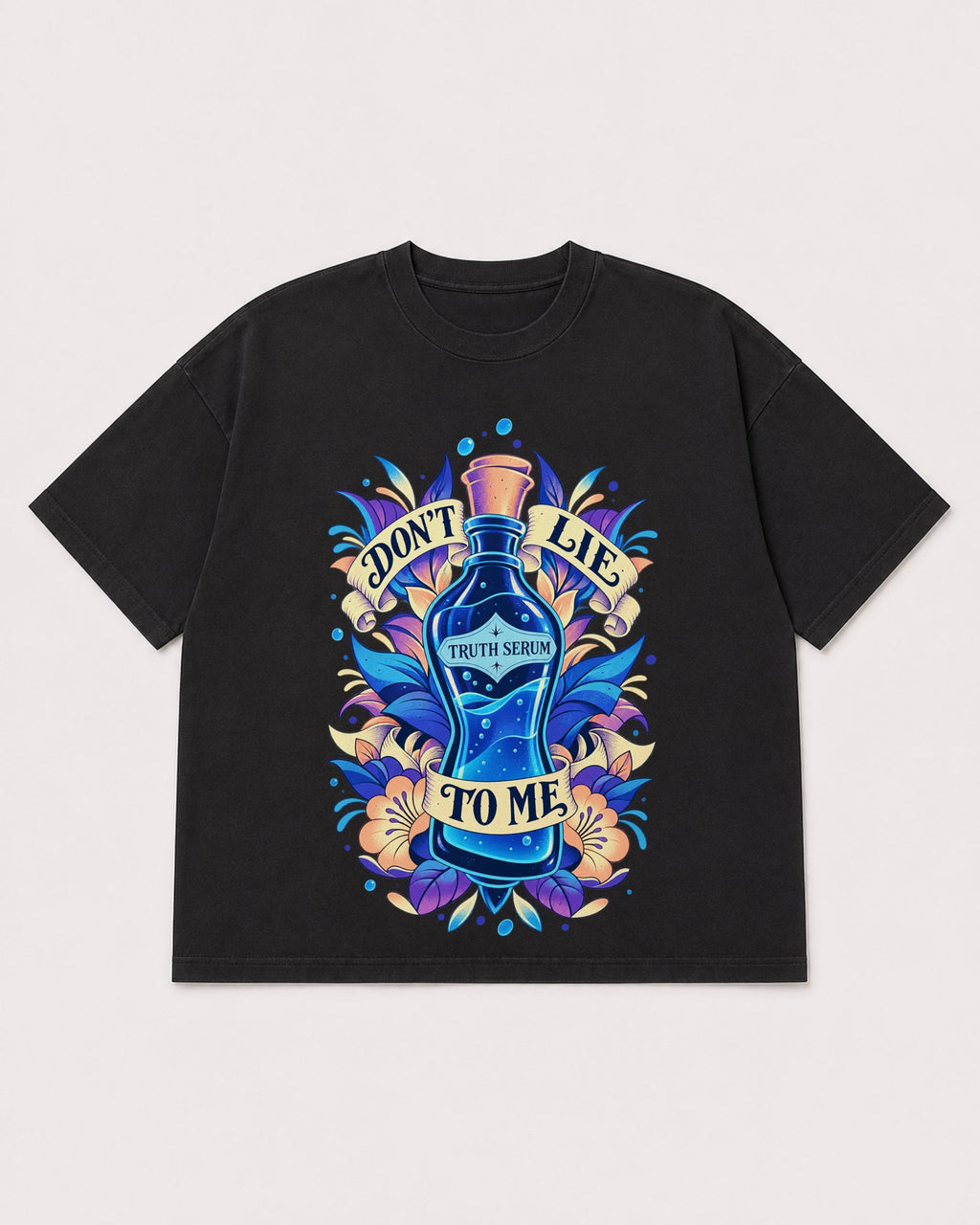 Mockup Boxy Heavyweight Tee Black product