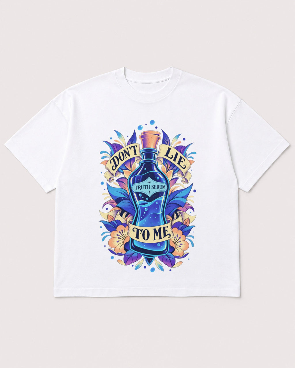 Mockup Boxy Heavyweight Tee White product