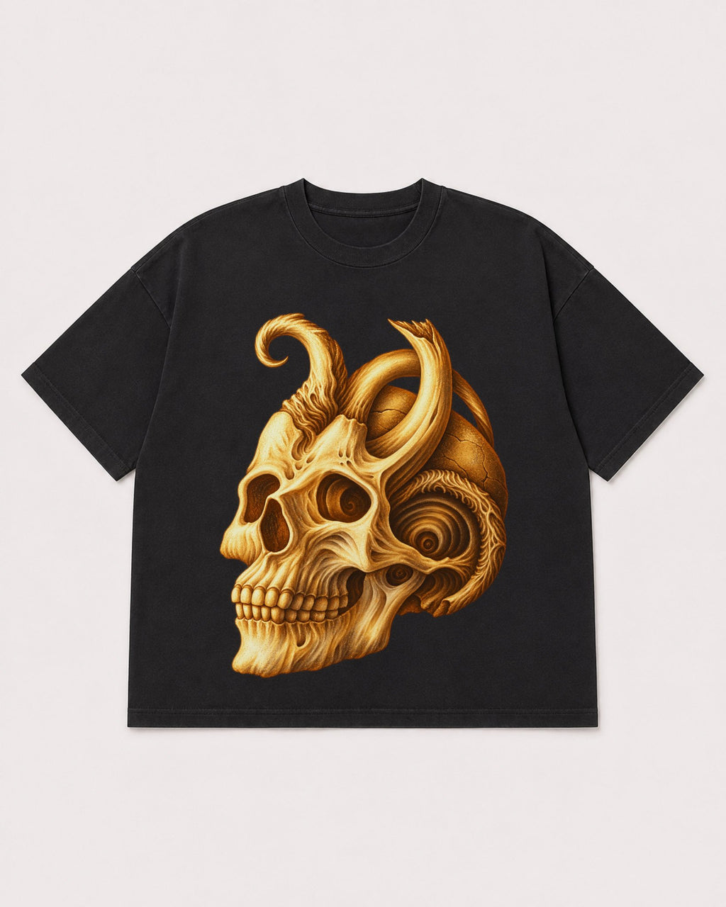 Mockup Boxy Heavyweight Tee Black product