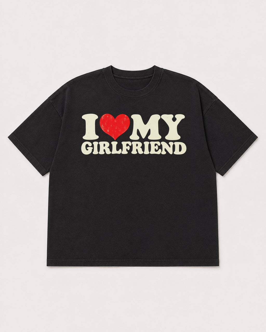 Mockup Boxy Heavyweight Tee Black product