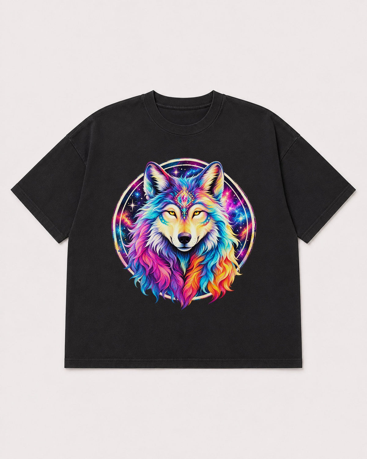 Mockup Boxy Heavyweight Tee Black product