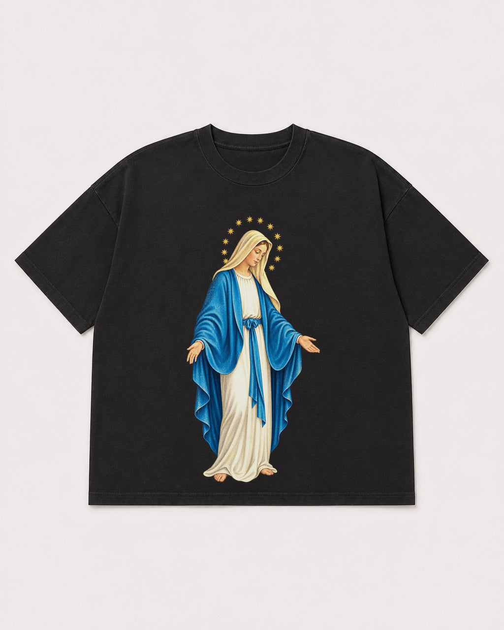 Mockup Boxy Heavyweight Tee Black product