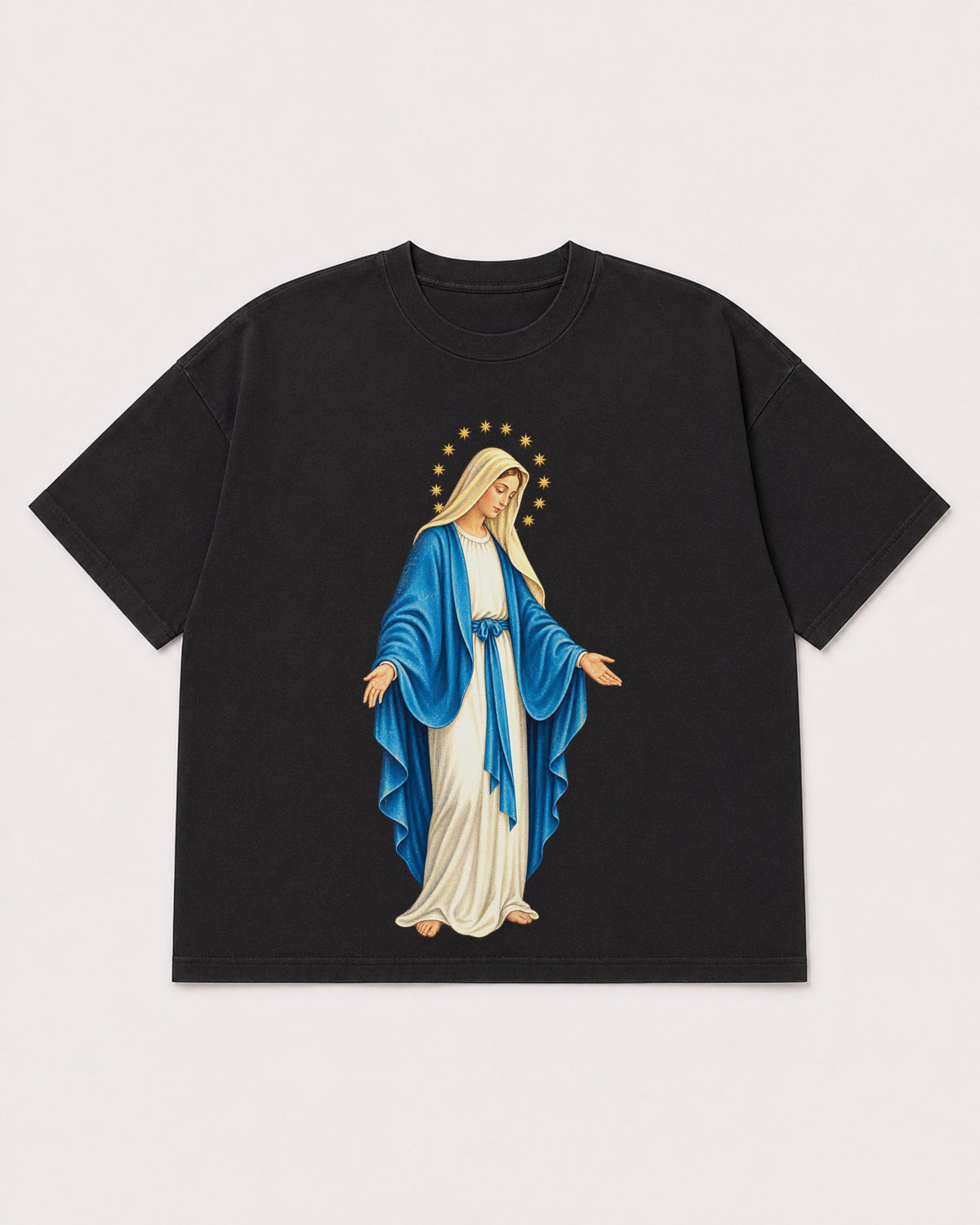 Mockup Boxy Heavyweight Tee Black product