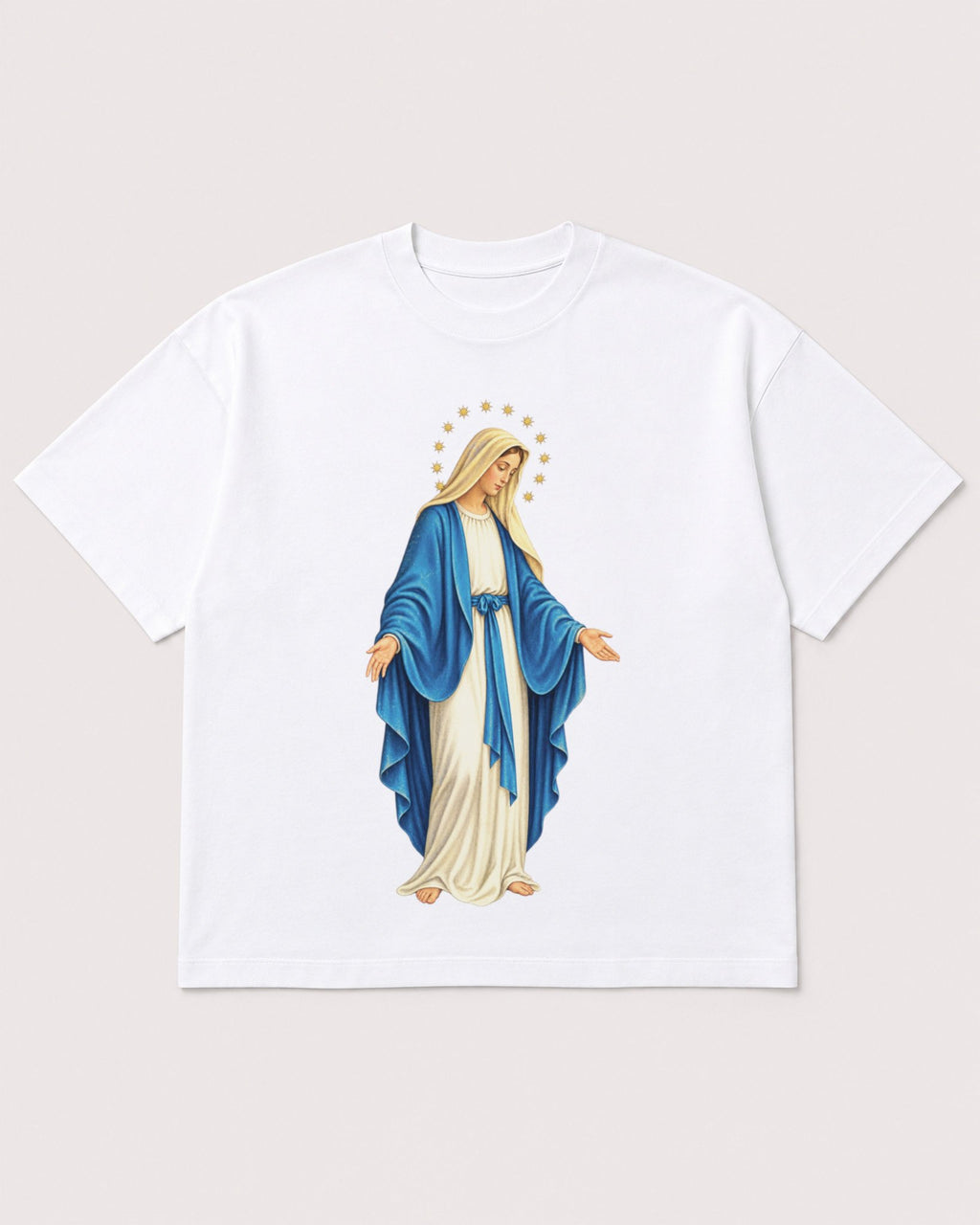 Mockup Boxy Heavyweight Tee White product