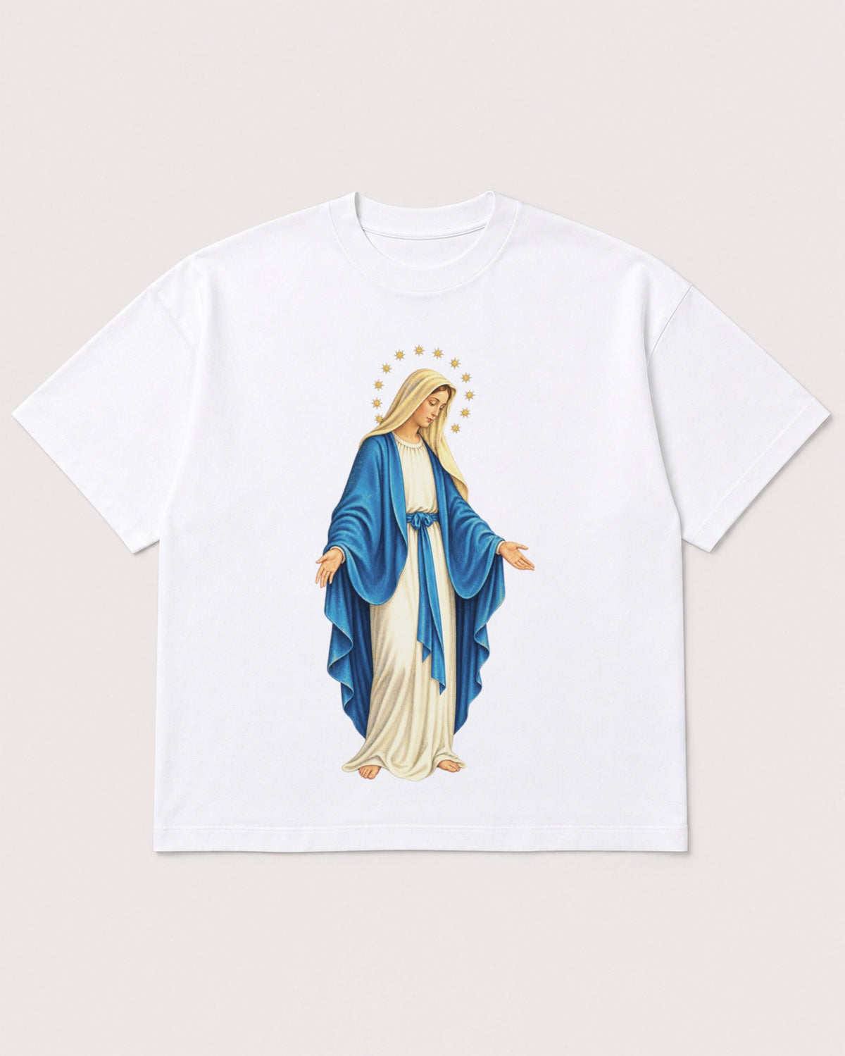 Mockup Boxy Heavyweight Tee White product