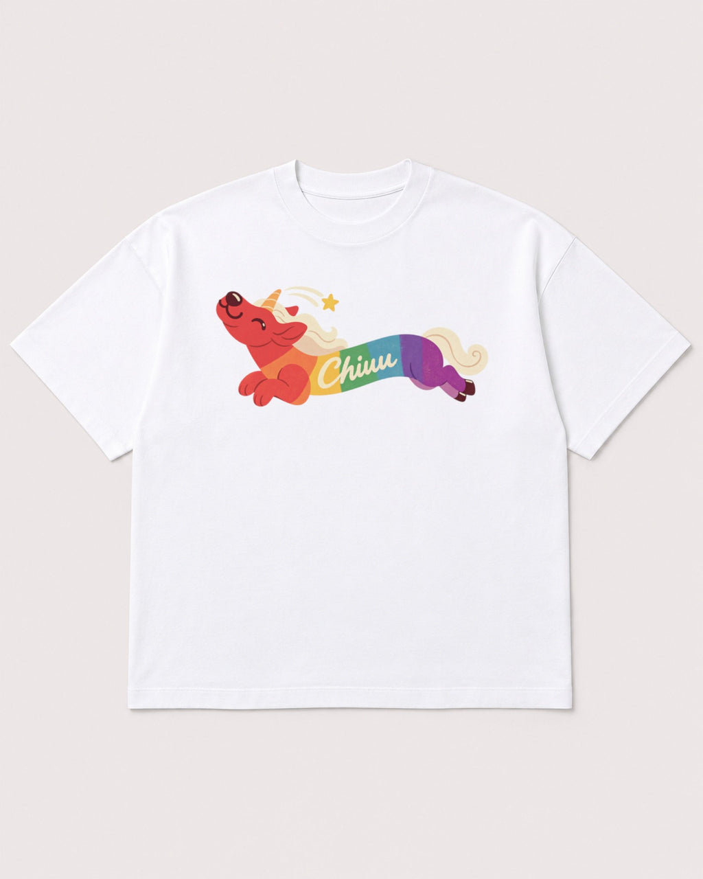 Mockup Boxy Heavyweight Tee White product