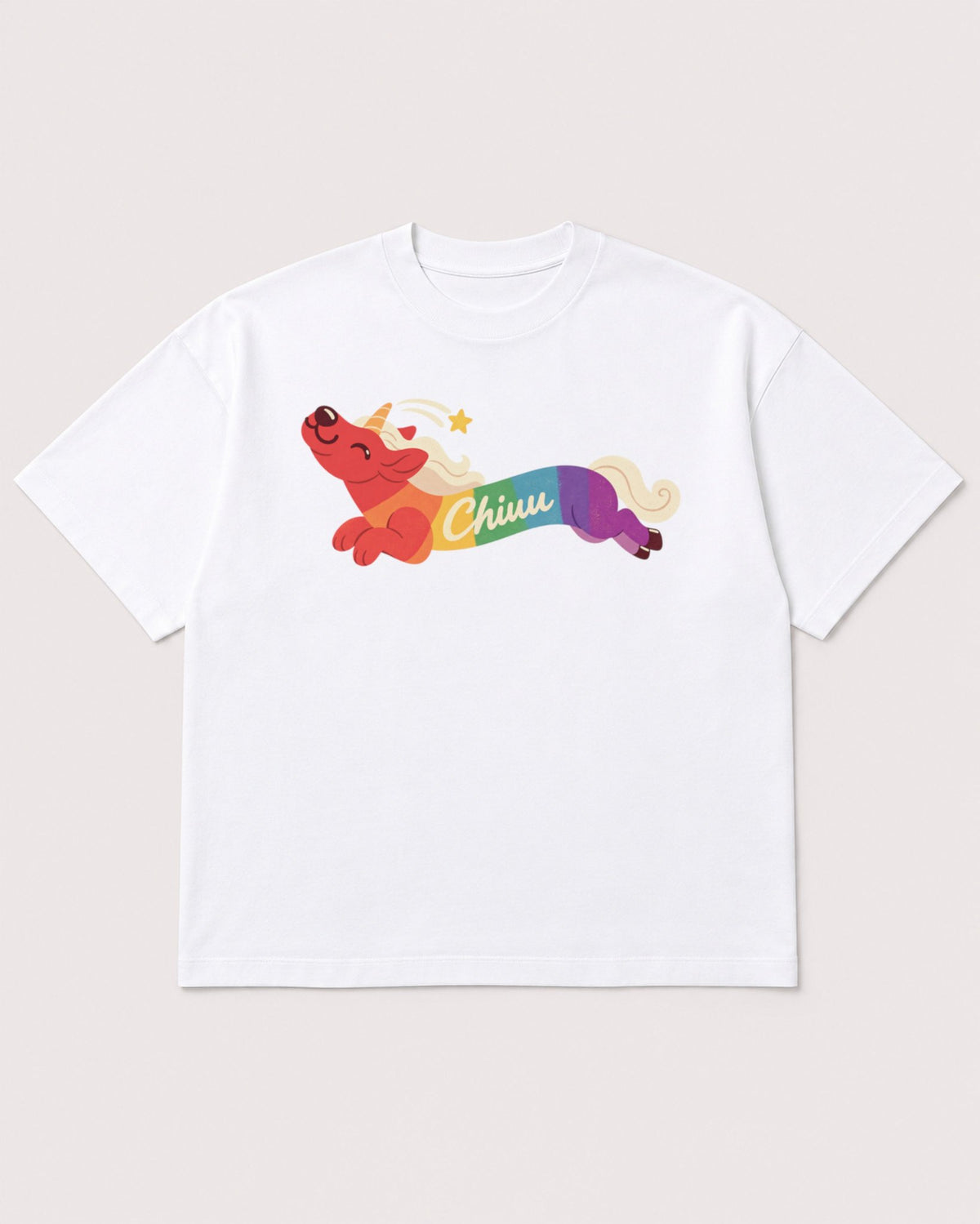 Mockup Boxy Heavyweight Tee White product