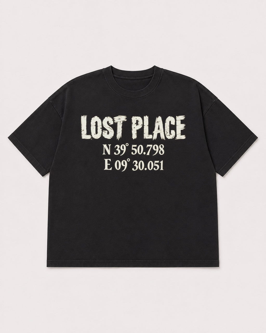 Mockup Boxy Heavyweight Tee Black product