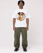 Mockup Boxy Heavyweight Tee White male full-body 04