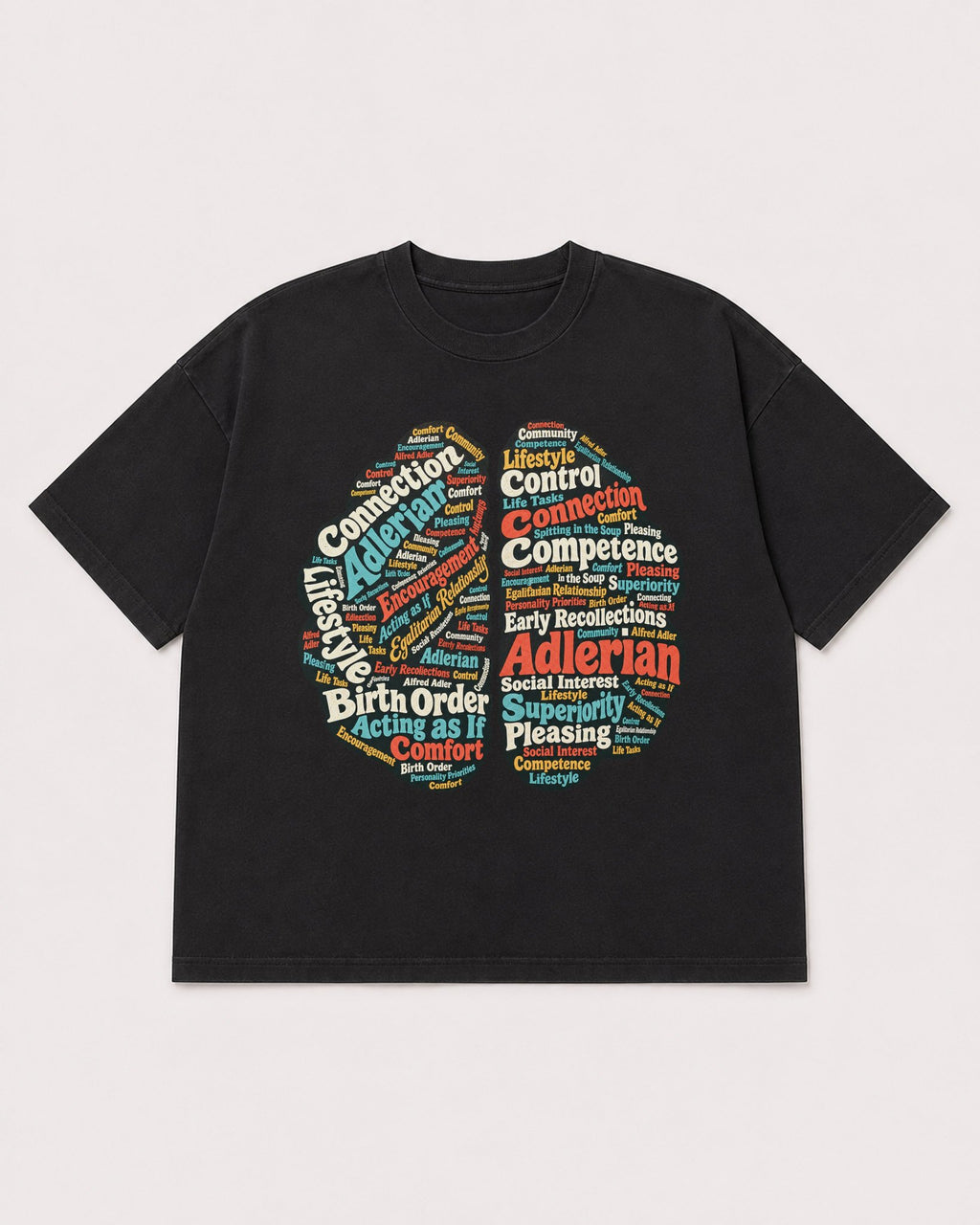 Mockup Boxy Heavyweight Tee Black product