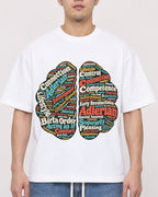 Mockup Boxy Heavyweight Tee White male close-up 13
