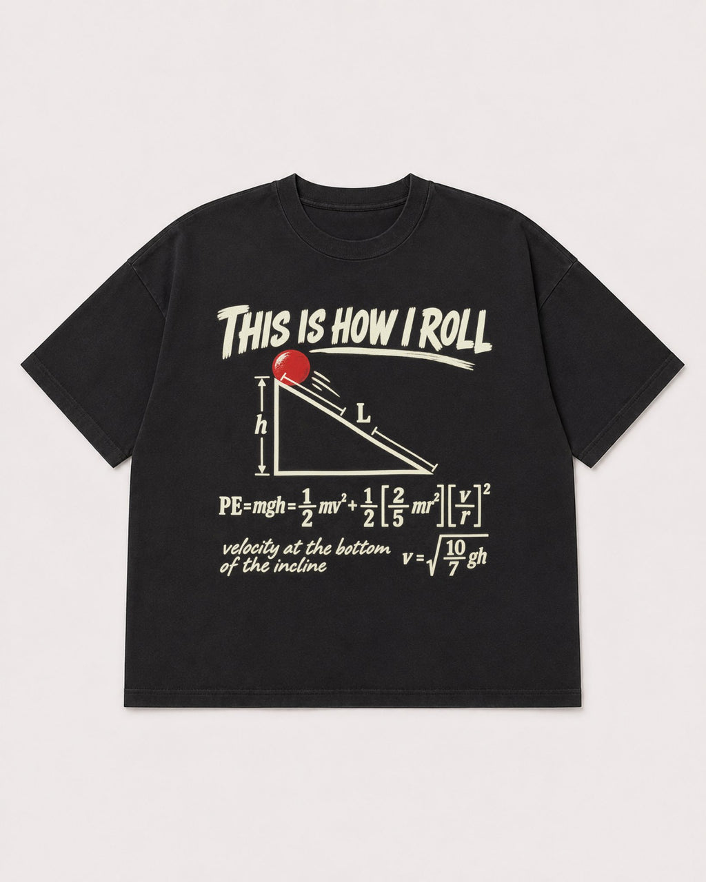 Mockup Boxy Heavyweight Tee Black product