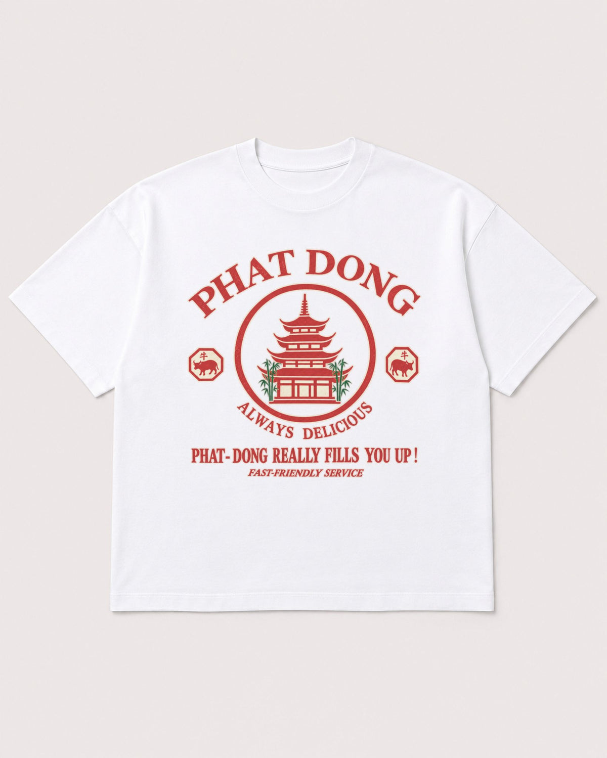 Mockup Boxy Heavyweight Tee White product