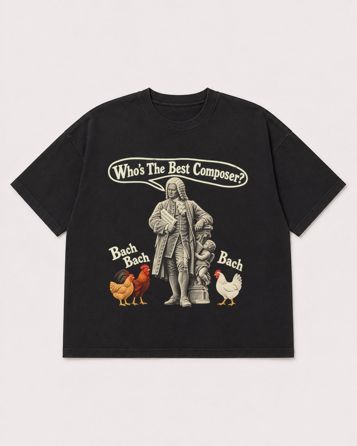 Mockup Boxy Heavyweight Tee Black product