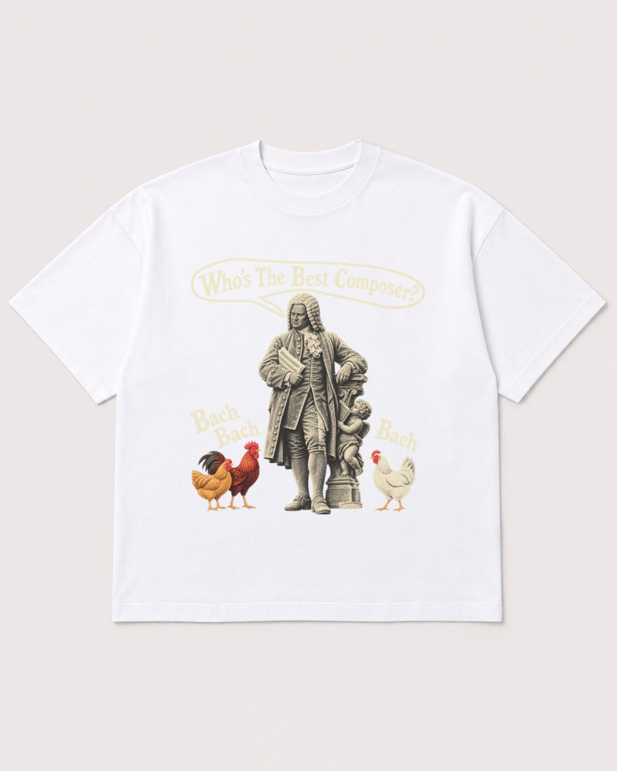 Mockup Boxy Heavyweight Tee White product