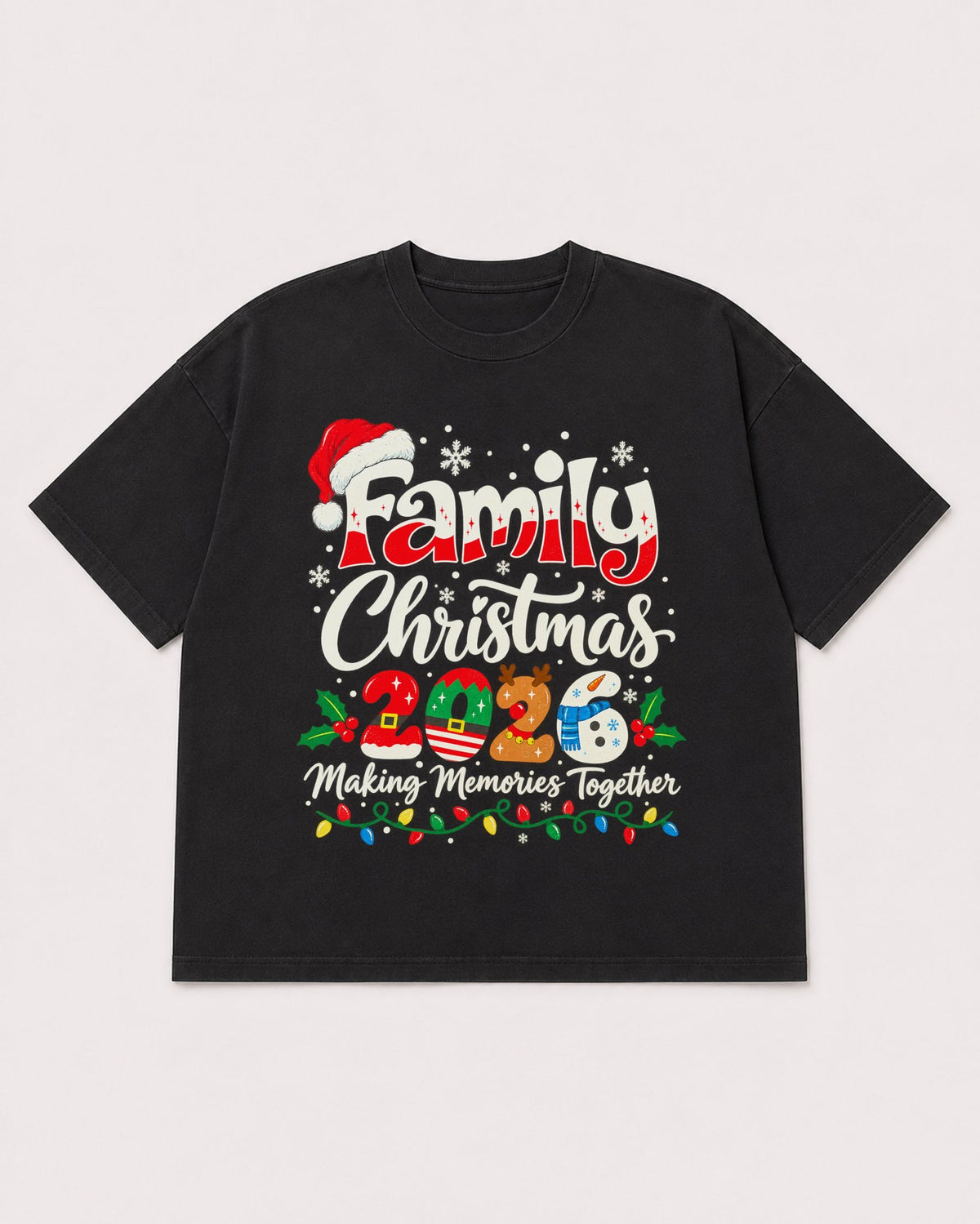 Mockup Boxy Heavyweight Tee Black product