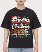 Mockup Boxy Heavyweight Tee Black male close-up 01