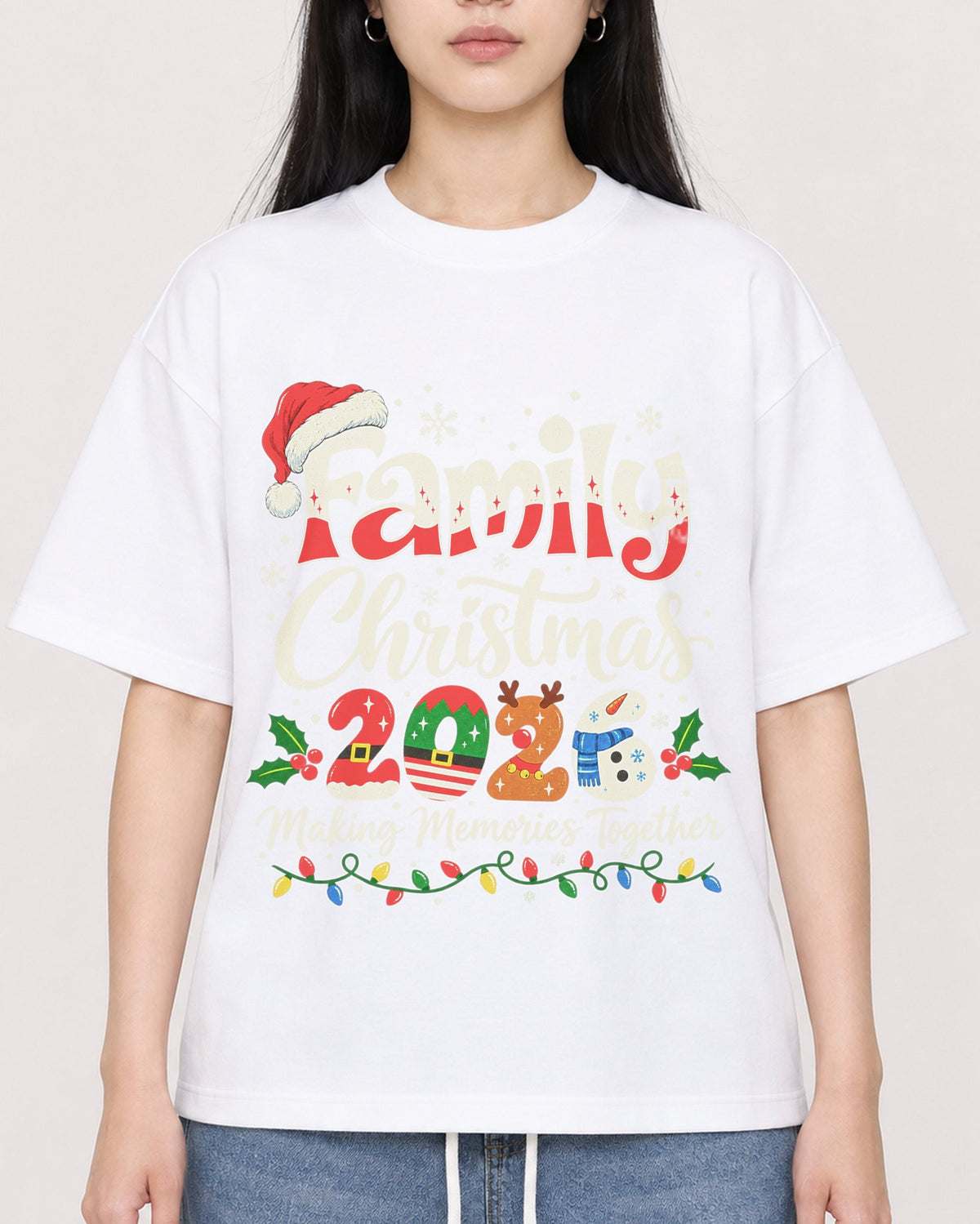 Mockup Boxy Heavyweight Tee White female close-up 01