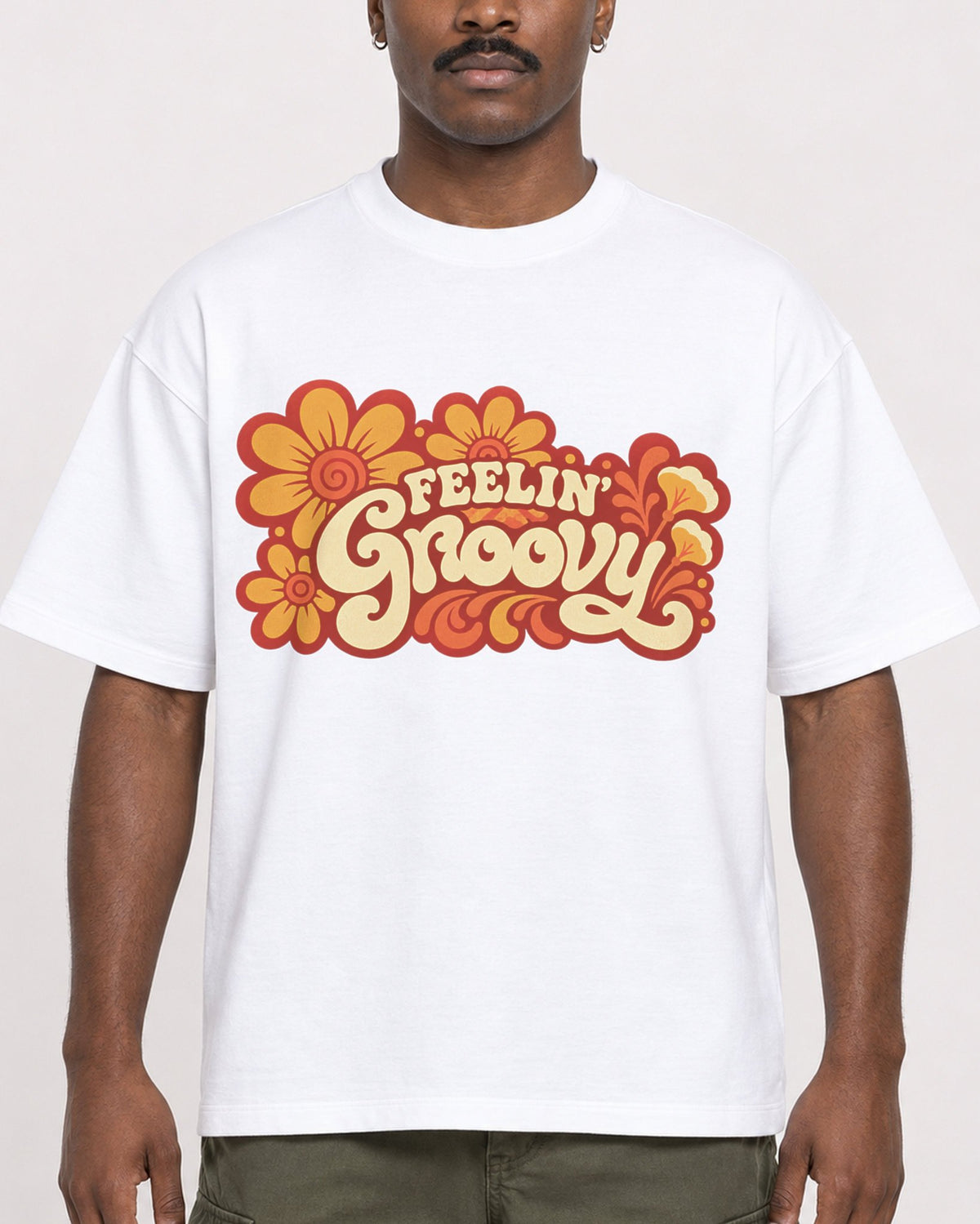 Mockup Boxy Heavyweight Tee White male close-up 14