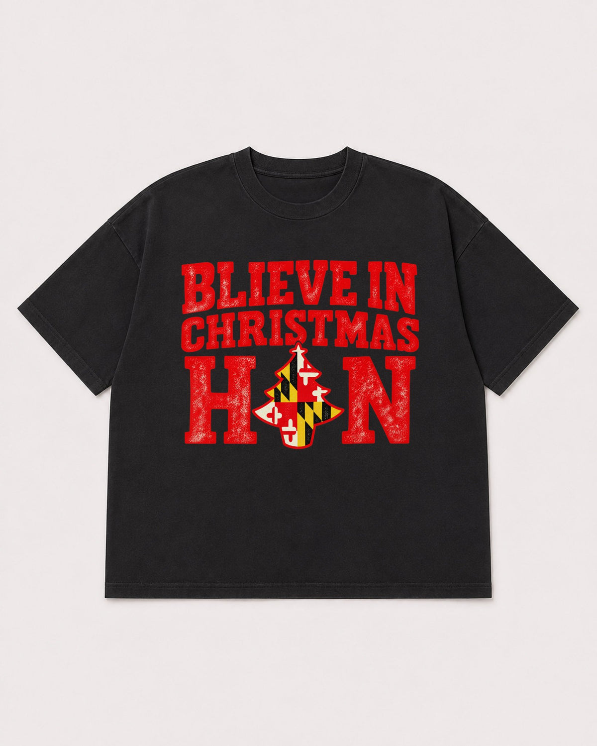 Mockup Boxy Heavyweight Tee Black product