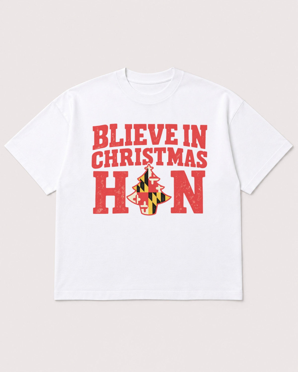 Mockup Boxy Heavyweight Tee White product