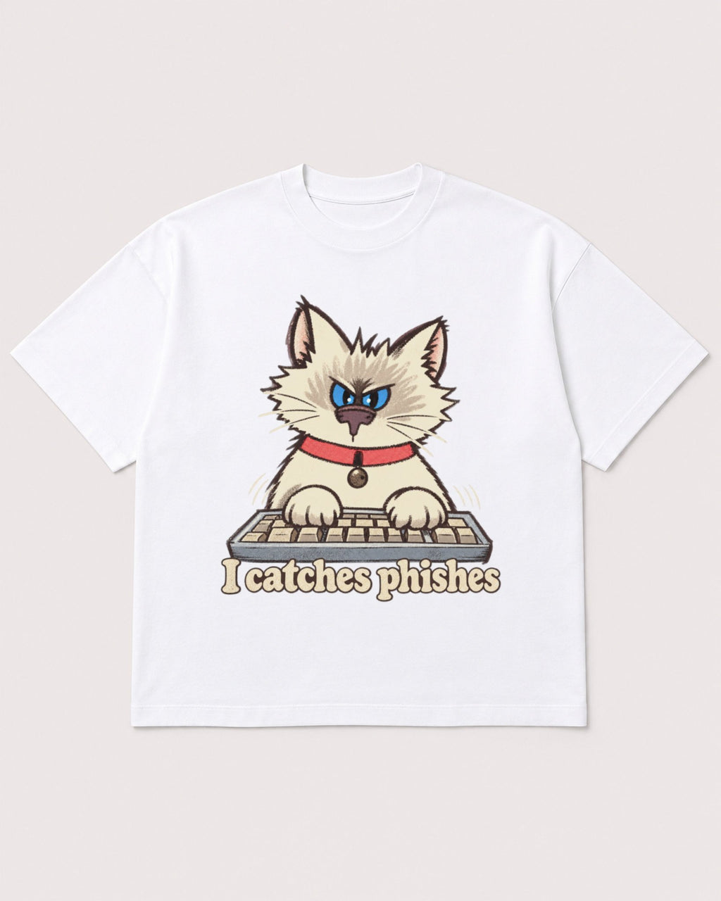Mockup Boxy Heavyweight Tee White product
