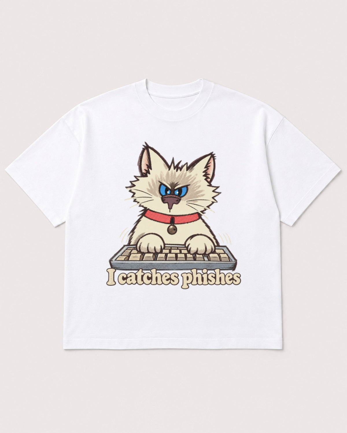Mockup Boxy Heavyweight Tee White product