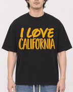 Mockup Boxy Heavyweight Tee Black male close-up 03