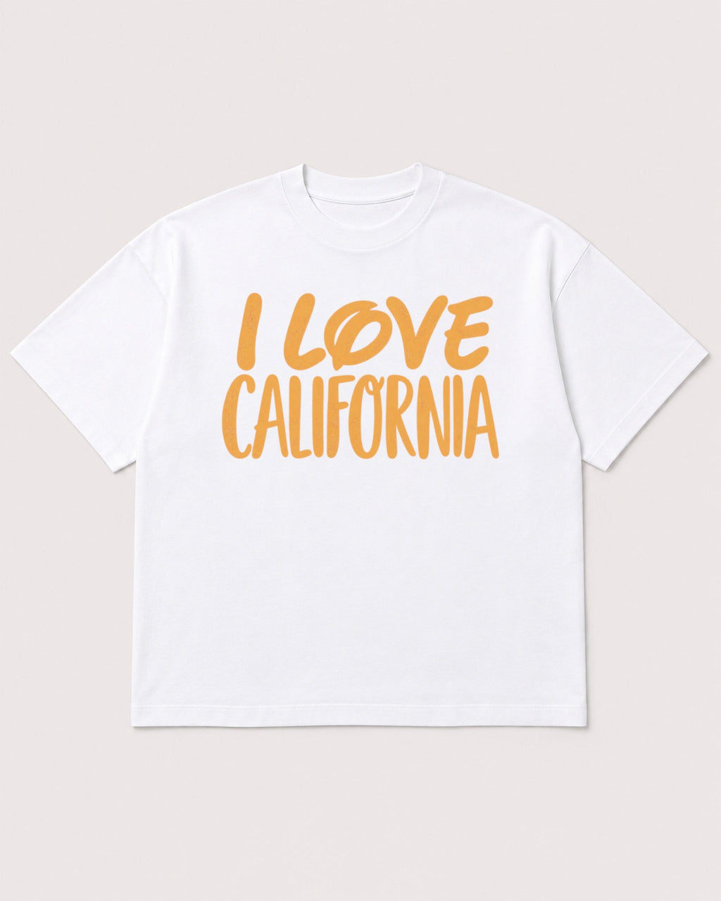 Mockup Boxy Heavyweight Tee White product