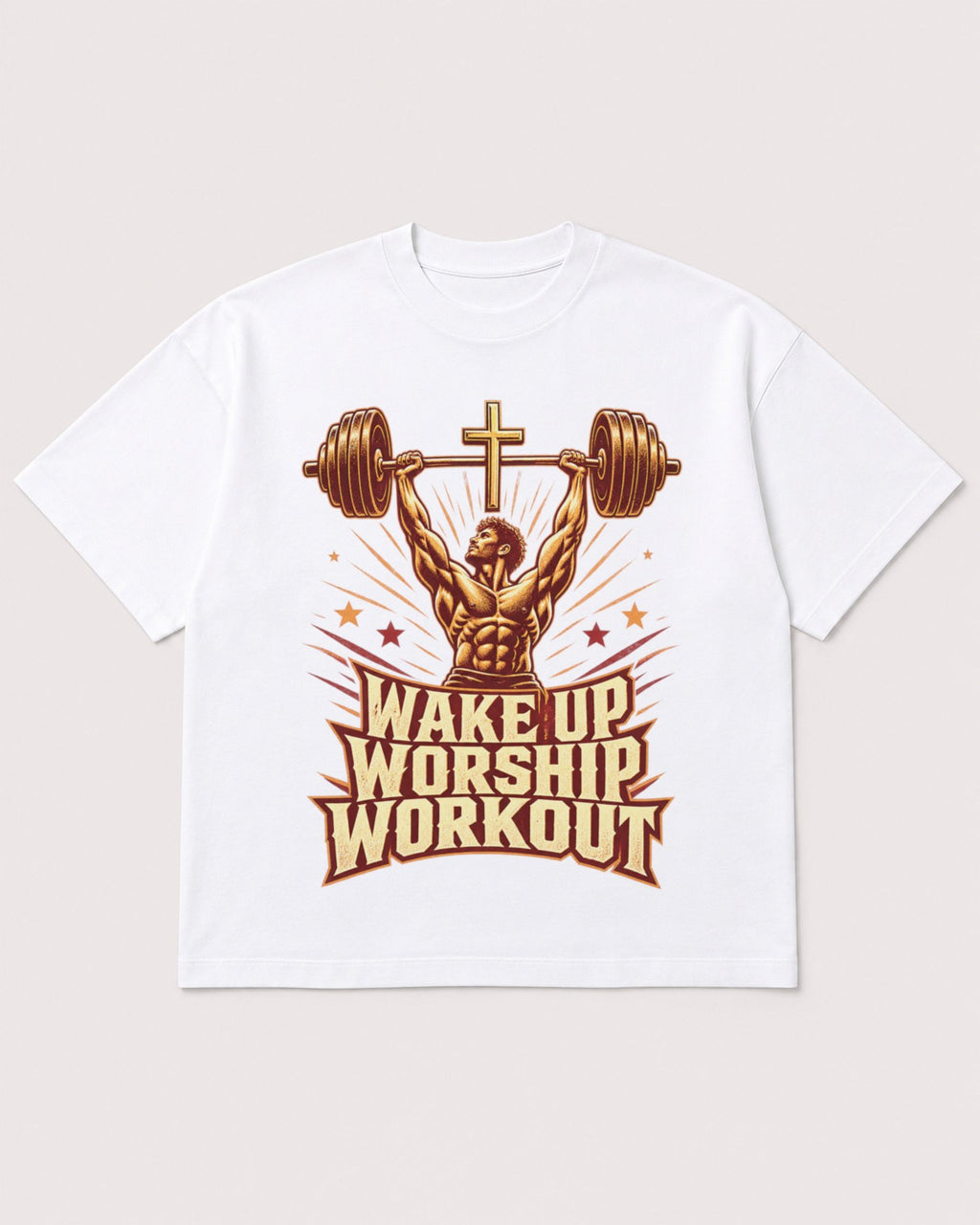 Mockup Boxy Heavyweight Tee White product