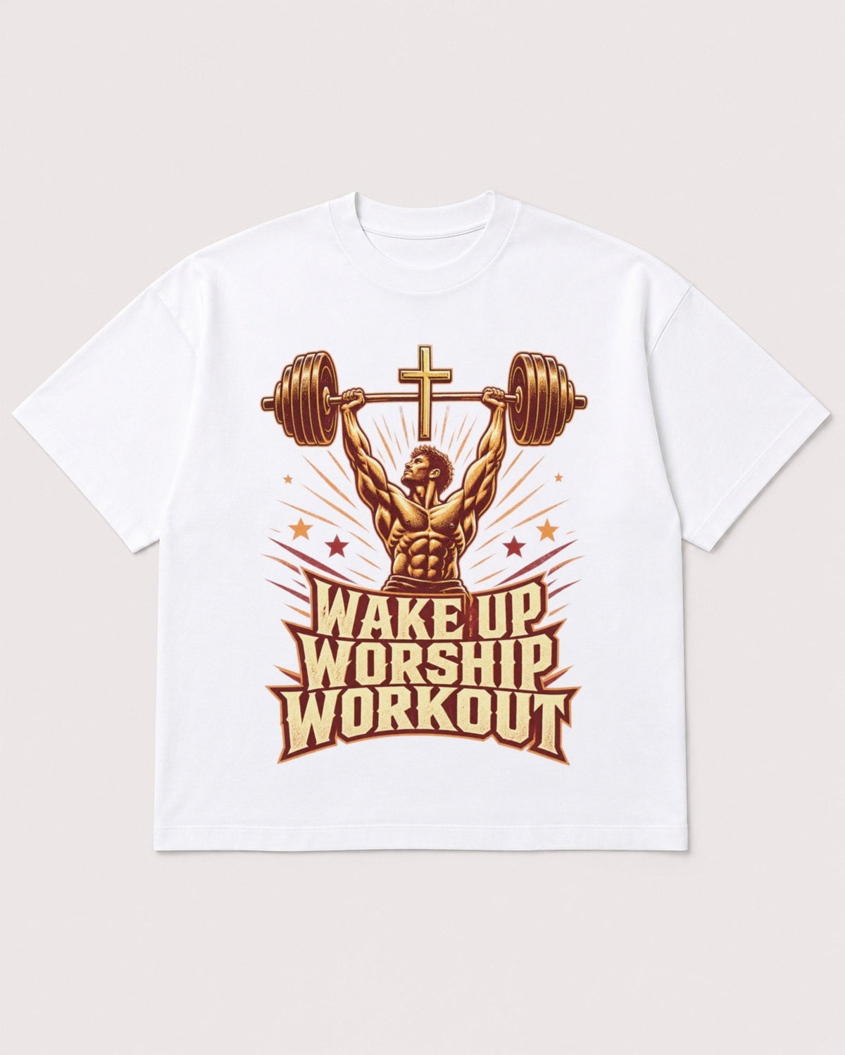 Mockup Boxy Heavyweight Tee White product