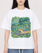 Mockup Boxy Heavyweight Tee White female close-up 01