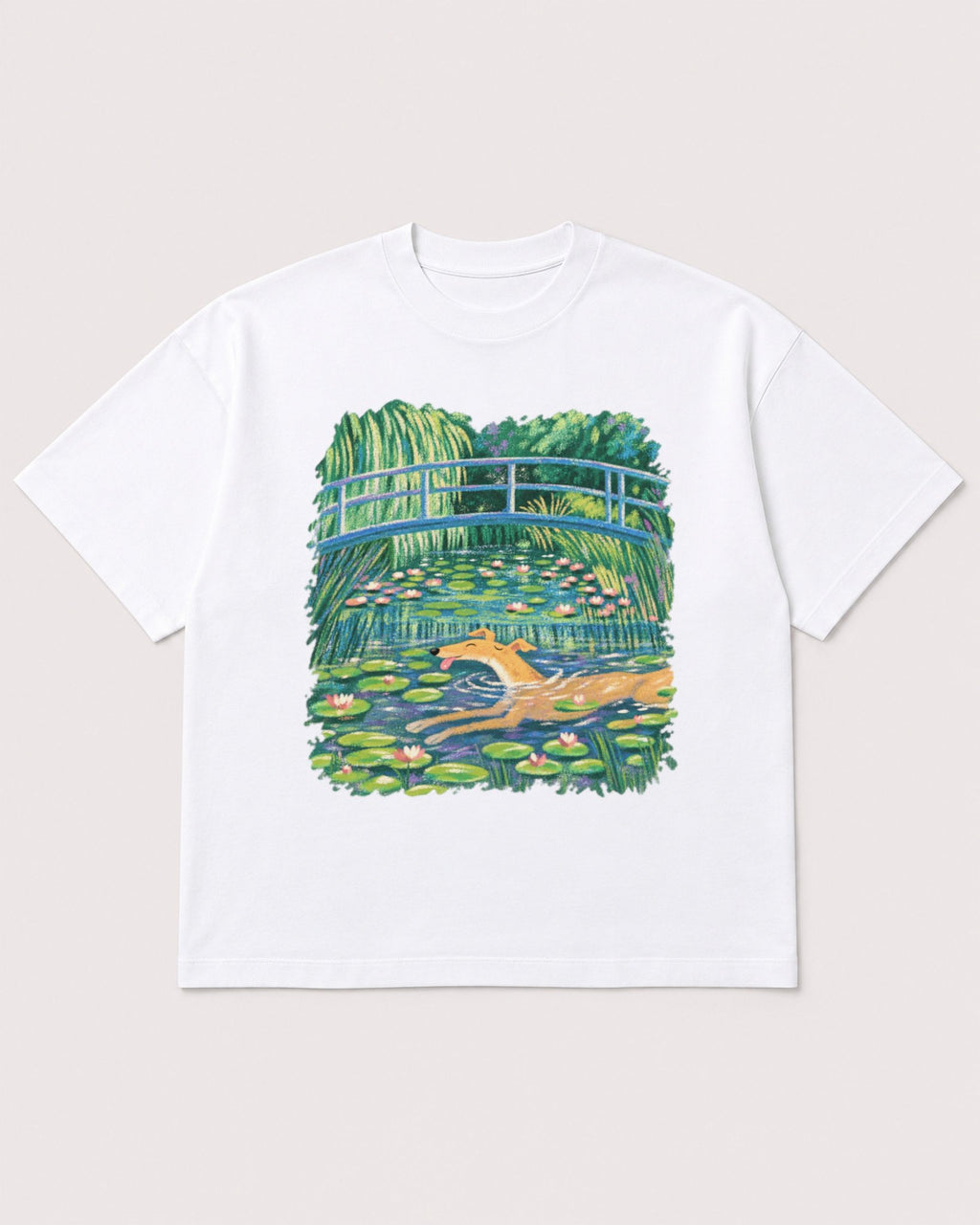 Mockup Boxy Heavyweight Tee White product