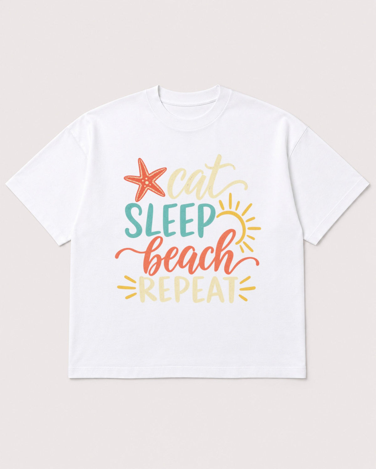 Mockup Boxy Heavyweight Tee White product