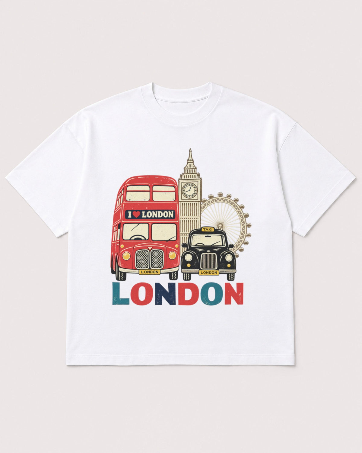 Mockup Boxy Heavyweight Tee White product
