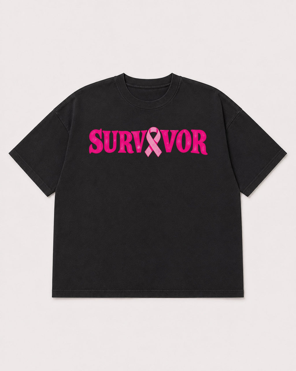 Mockup Boxy Heavyweight Tee Black product