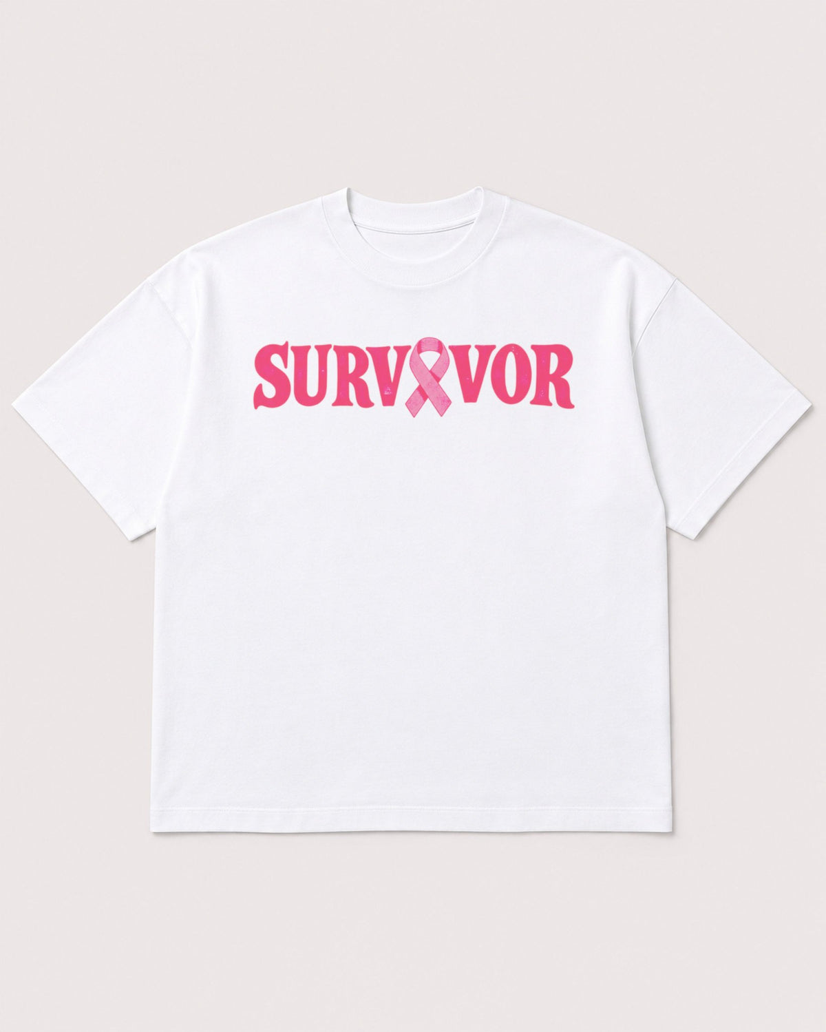 Mockup Boxy Heavyweight Tee White product