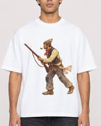 Mockup Boxy Heavyweight Tee White male close-up 10